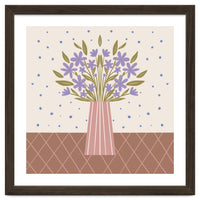 Flower Vase Mocha Mousse