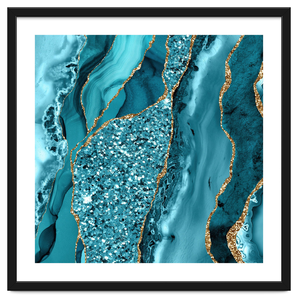 Agate Glitter Ocean Texture 11