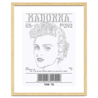 Receipt Art Madonna