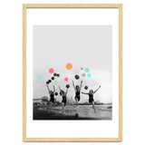 Vintage Women Black & White Photography Balloons Freedom Feminism Women's Rights Individuality thumbnail