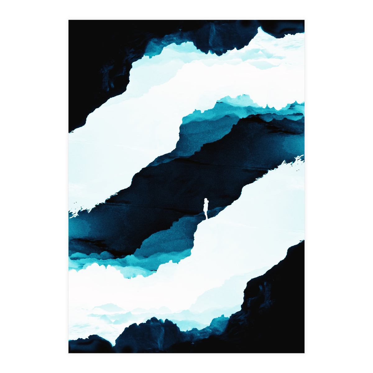 Teal Isolation (Print Only)