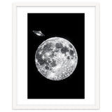 Diamond moon and UFO thumbnail