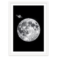 Diamond moon and UFO