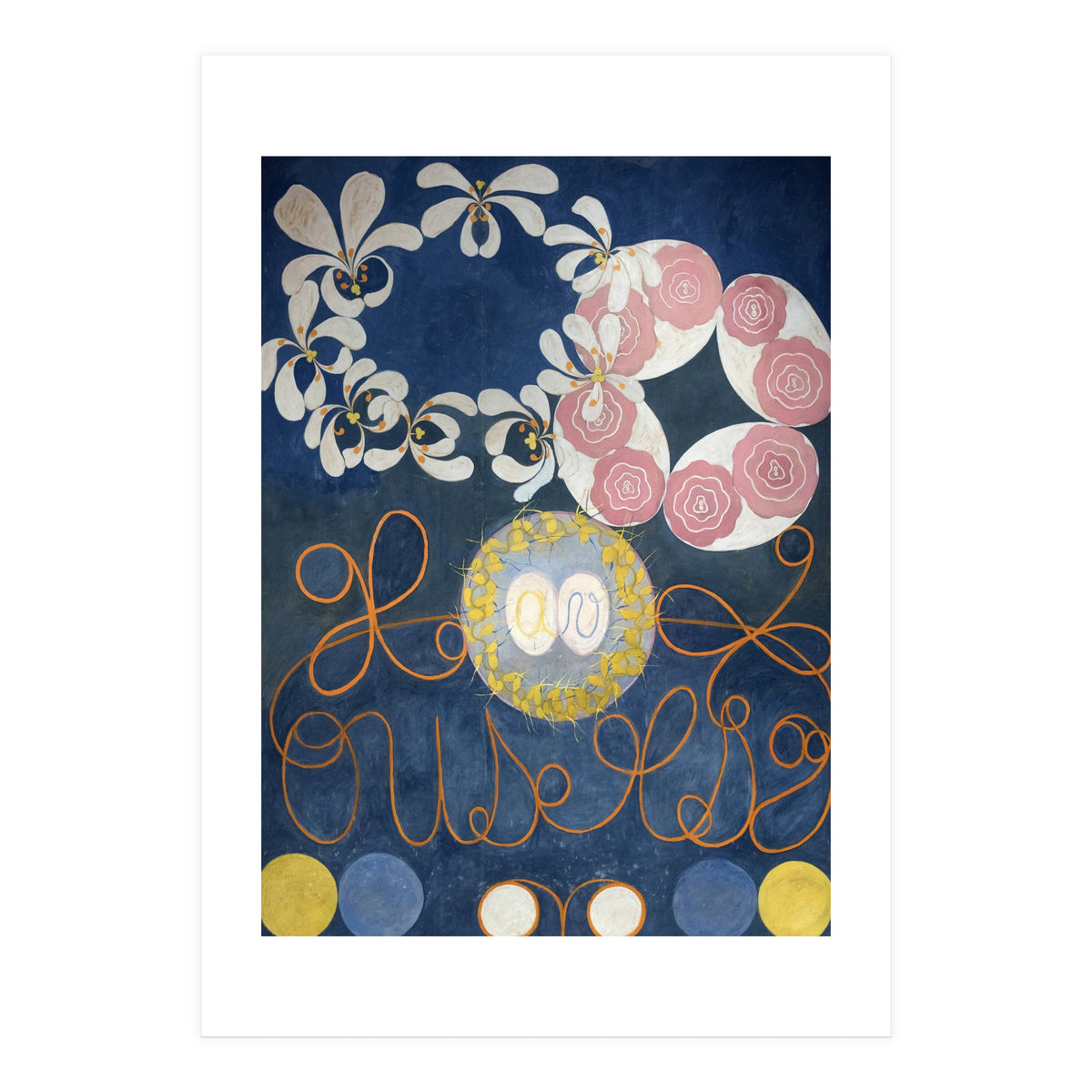 Hilma af Klint - The Ten Largest No 1 Childhood - Abstract Spiritual Art (Print Only)