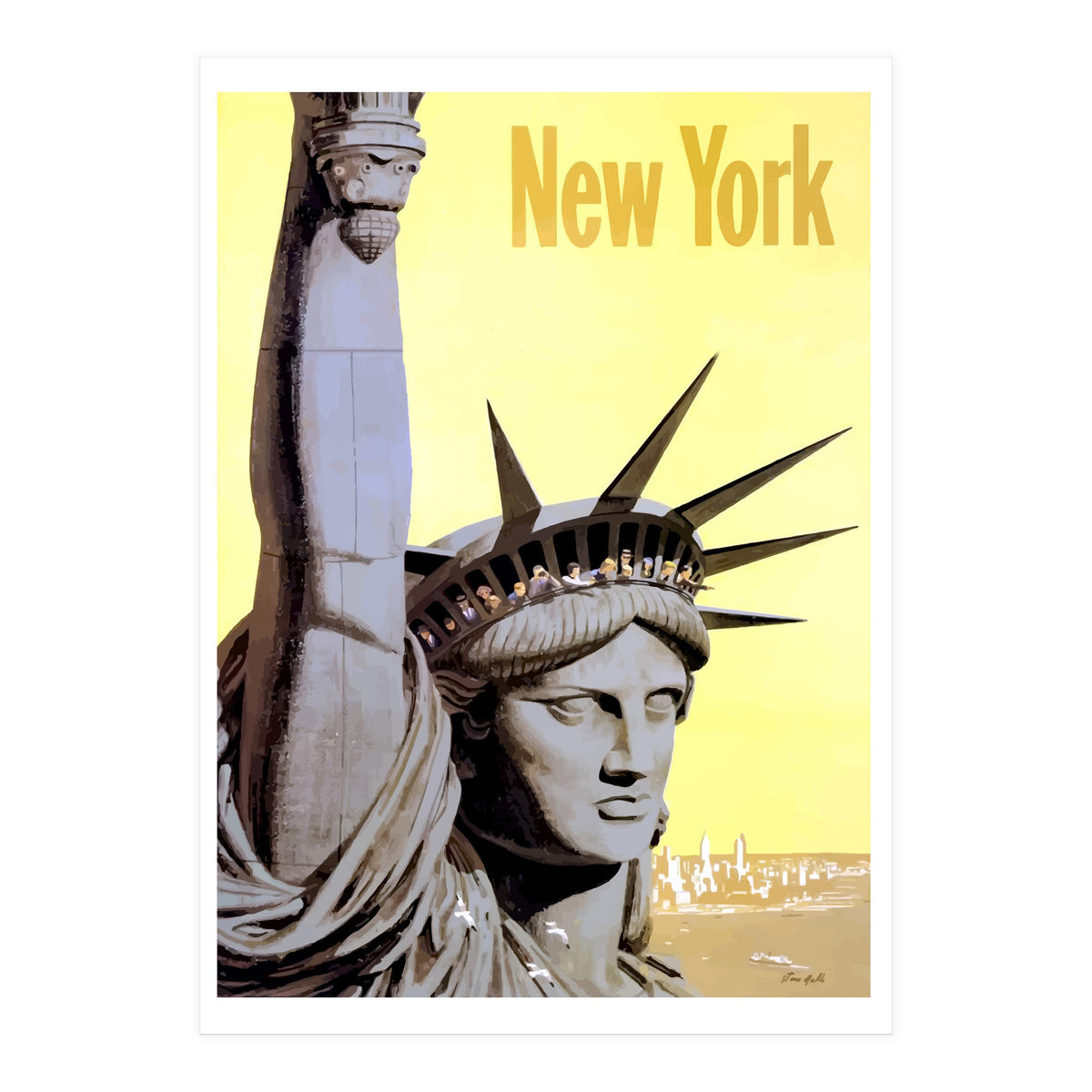 New York, Liberty Lady (Print Only)