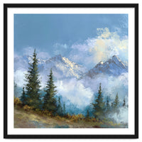 Majestic Snow-Capped Alpine Peaks