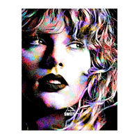 Taylor Swift Colorful (Print Only)