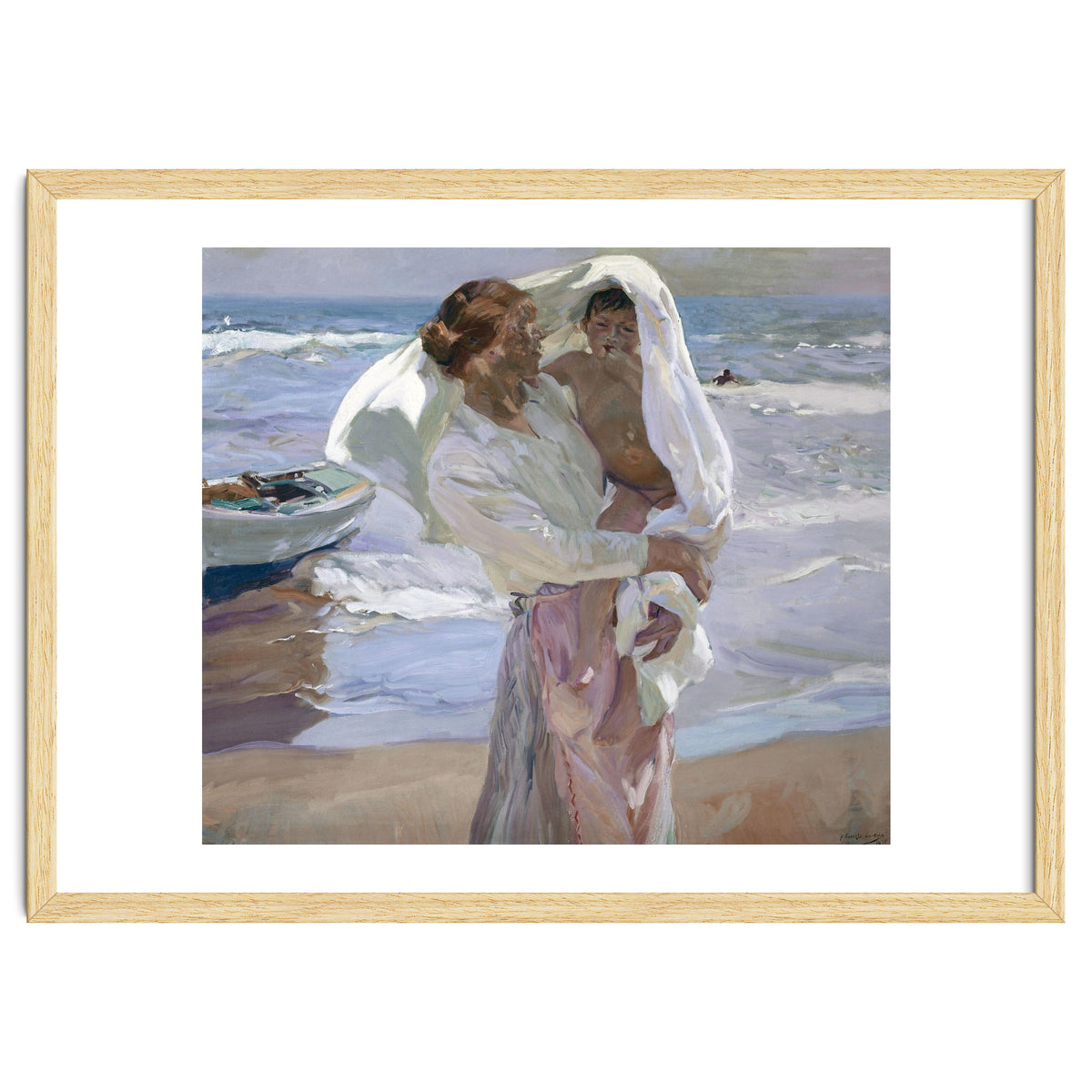 'Just Out of the Sea', 1915, Oil on canvas, 130 x 155 cm.