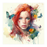 Red Hair Butterfly Light (Print Only) thumbnail