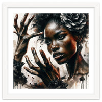 Noir Flamenco Hands Portrait