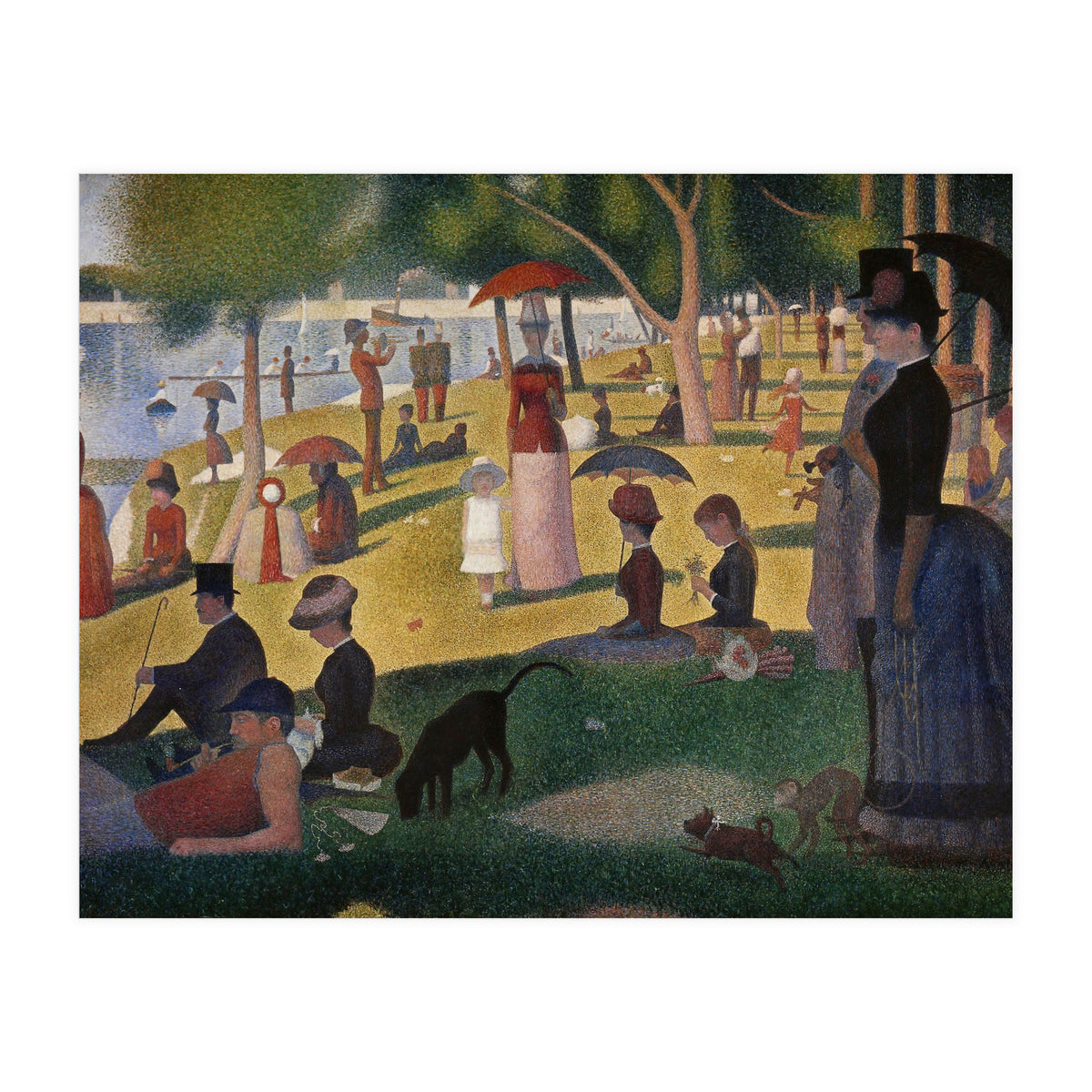 Georges Seurat / 'A Sunday Afternoon on the Island of La Grande Jatte', 1884-1886. (Print Only)