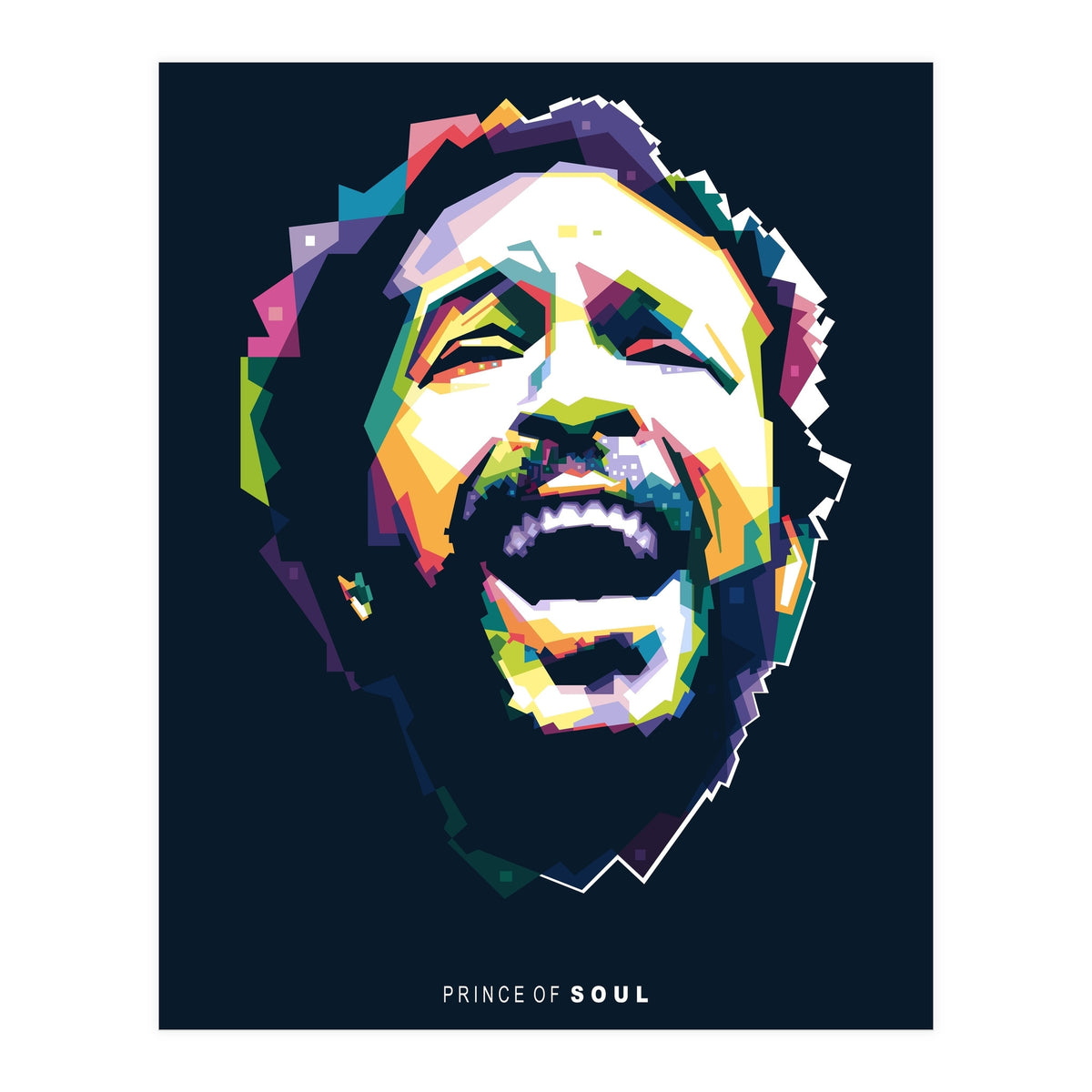 Marvin Gaye Pop Art WPAP (Print Only)