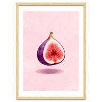 Fresh Figs, Watercolor Fruit, Mediterranean Still Life