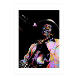 John Lee Hooker American Blues Guitarist Colorful Art (Print Only) thumbnail