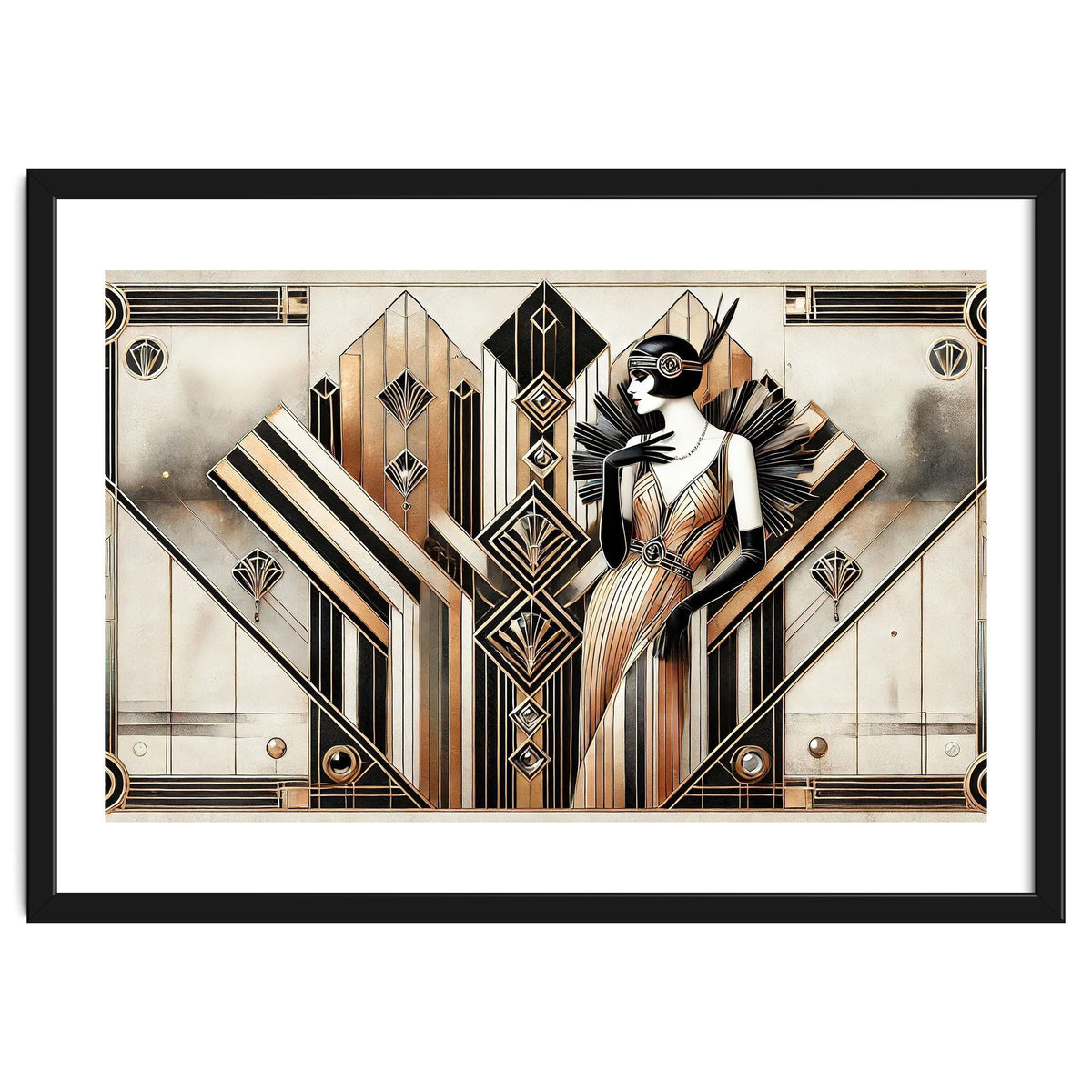 Gatsby Glamour Art Deco Scene