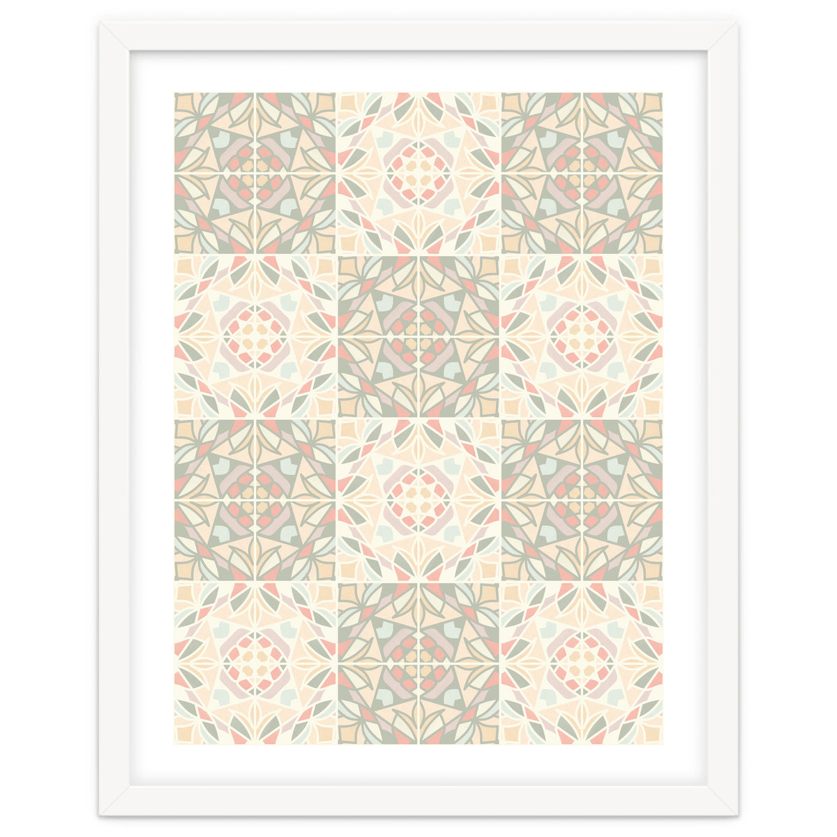 Kaleido Glass Pastels Tiles