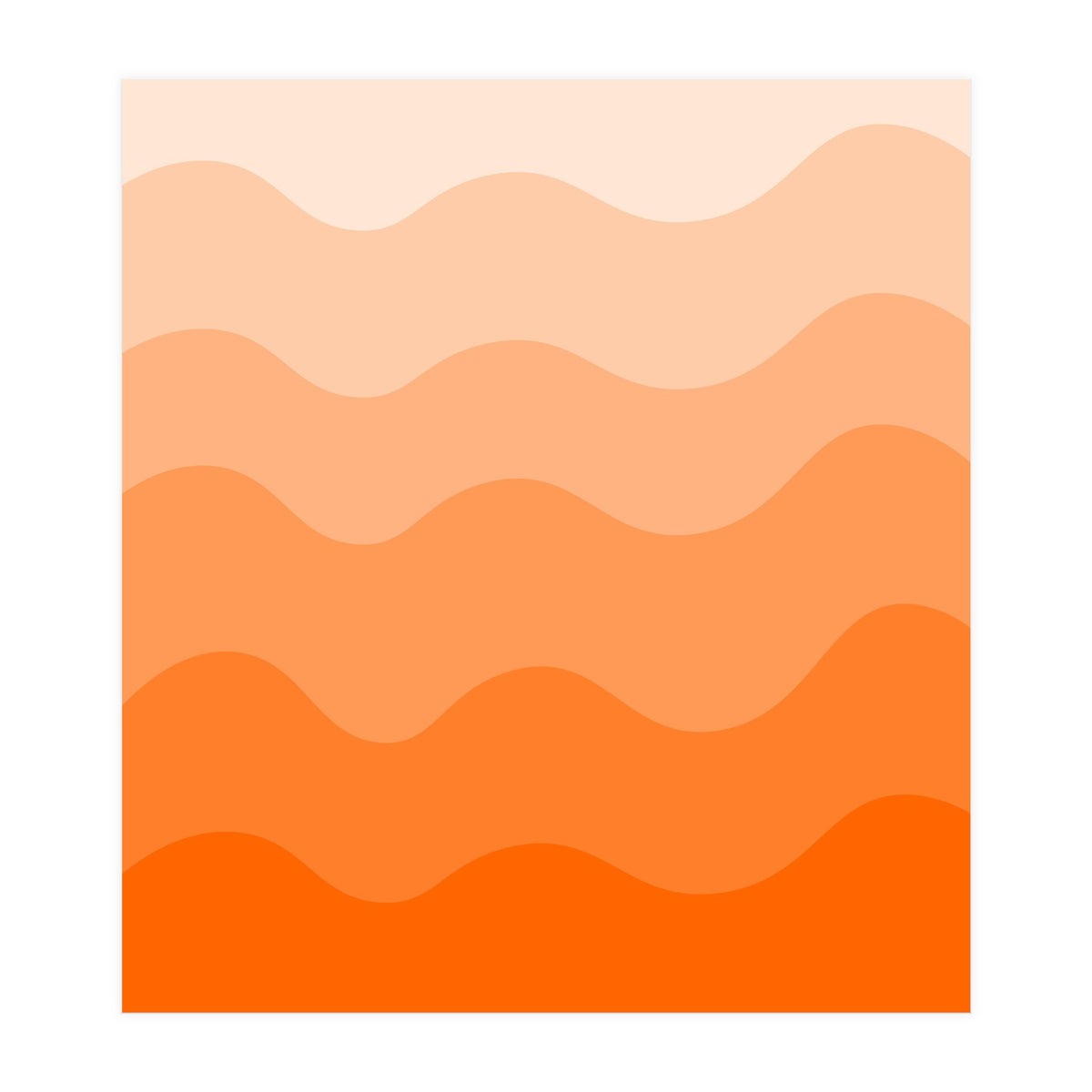 Orange gradient design (Print Only)