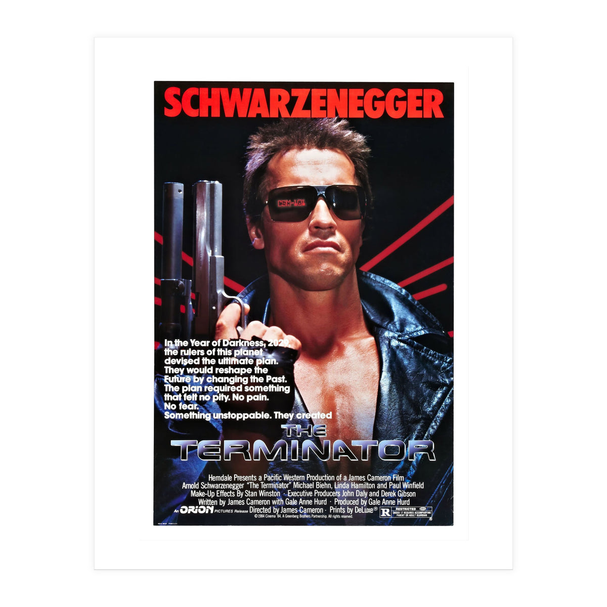 THE TERMINATOR (1984), directed by JAMES CAMERON. (Print Only)