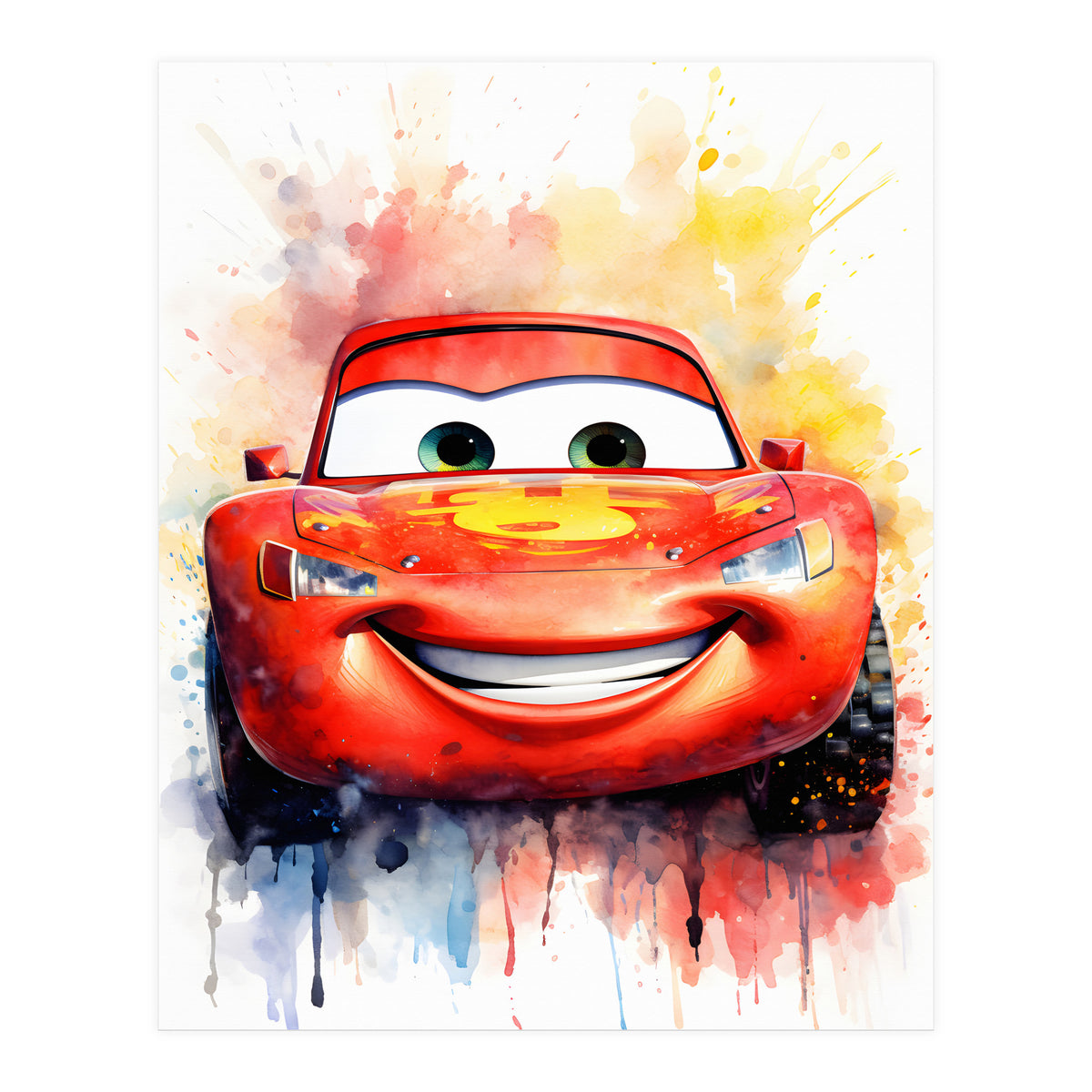 Car Mcqueen (Print Only)