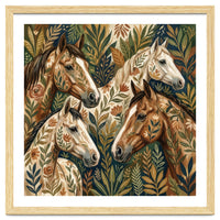 Equestrian Floral Harmony