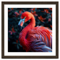 Vibrant Flamingo Bird Profile Majestic Pose