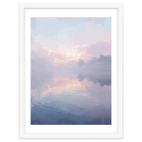 Ethereal Misty Lakeside at Dawn