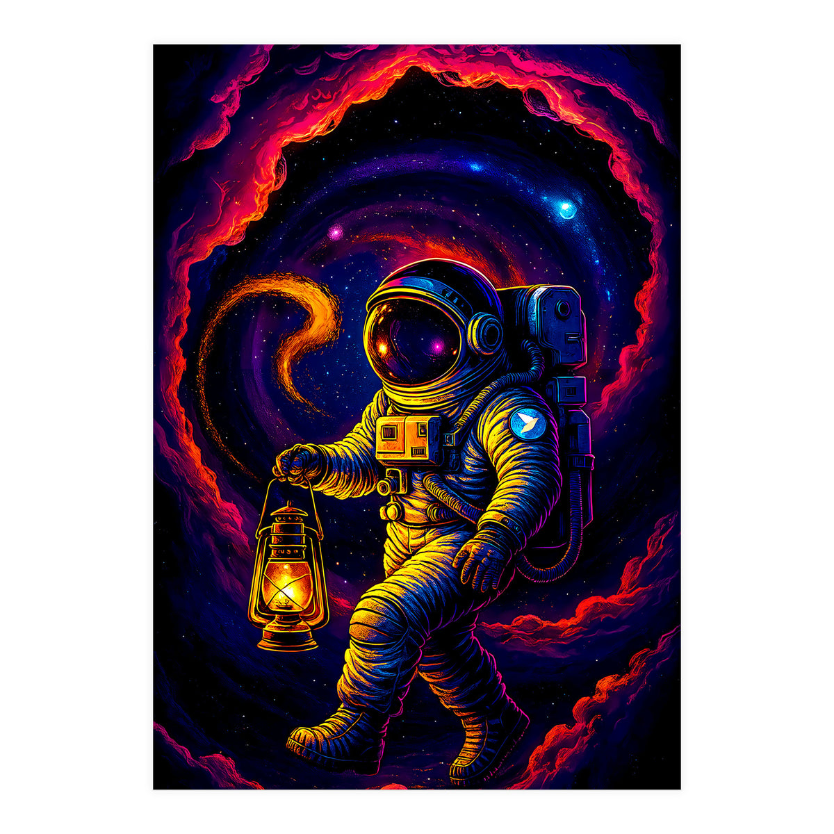 Astronout Space Nebula (Print Only)