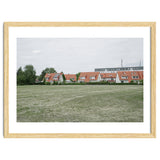 Red roof houses in the green field thumbnail