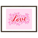 Love hearts - pink and red thumbnail