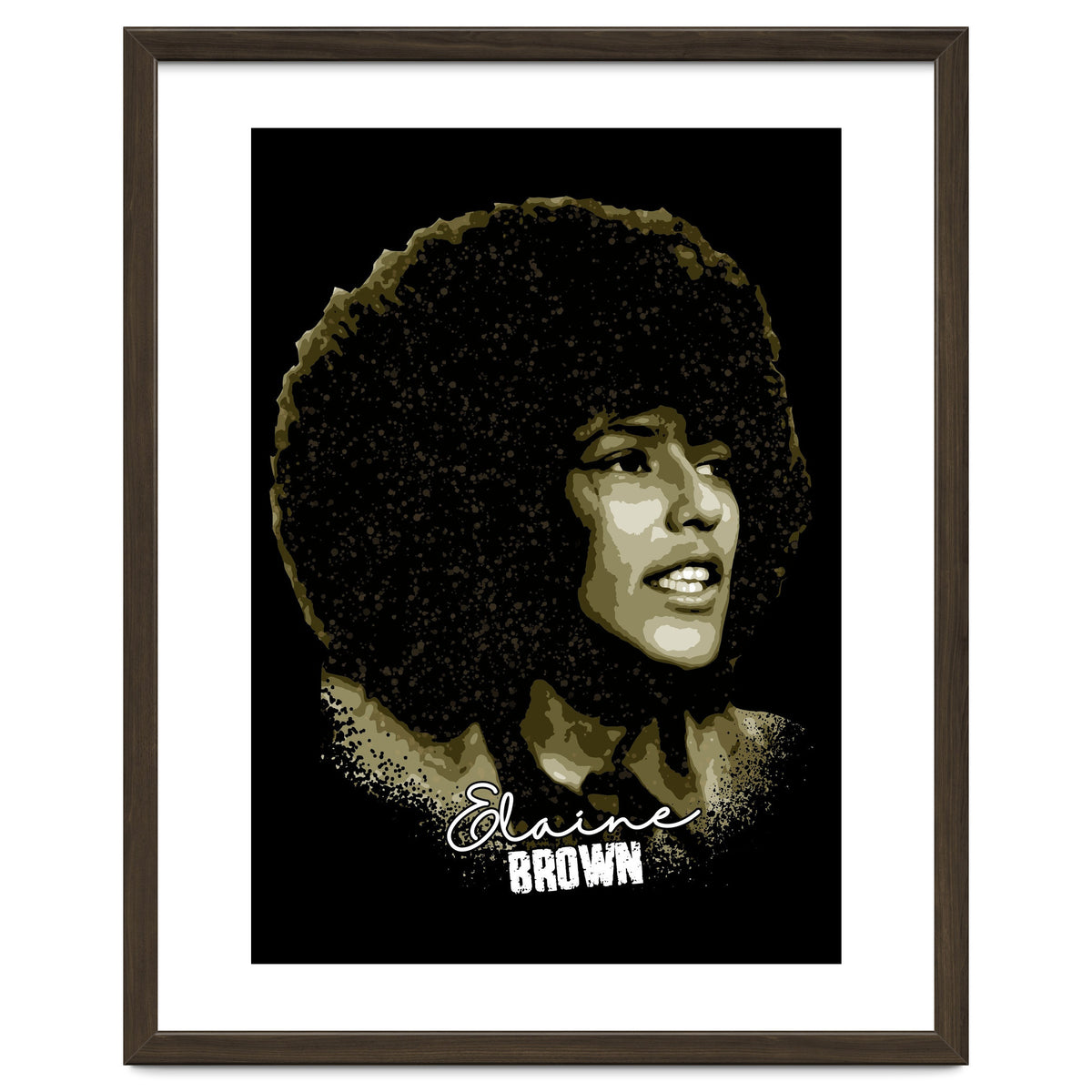 Vintage Elaine Brown American Prison Activist