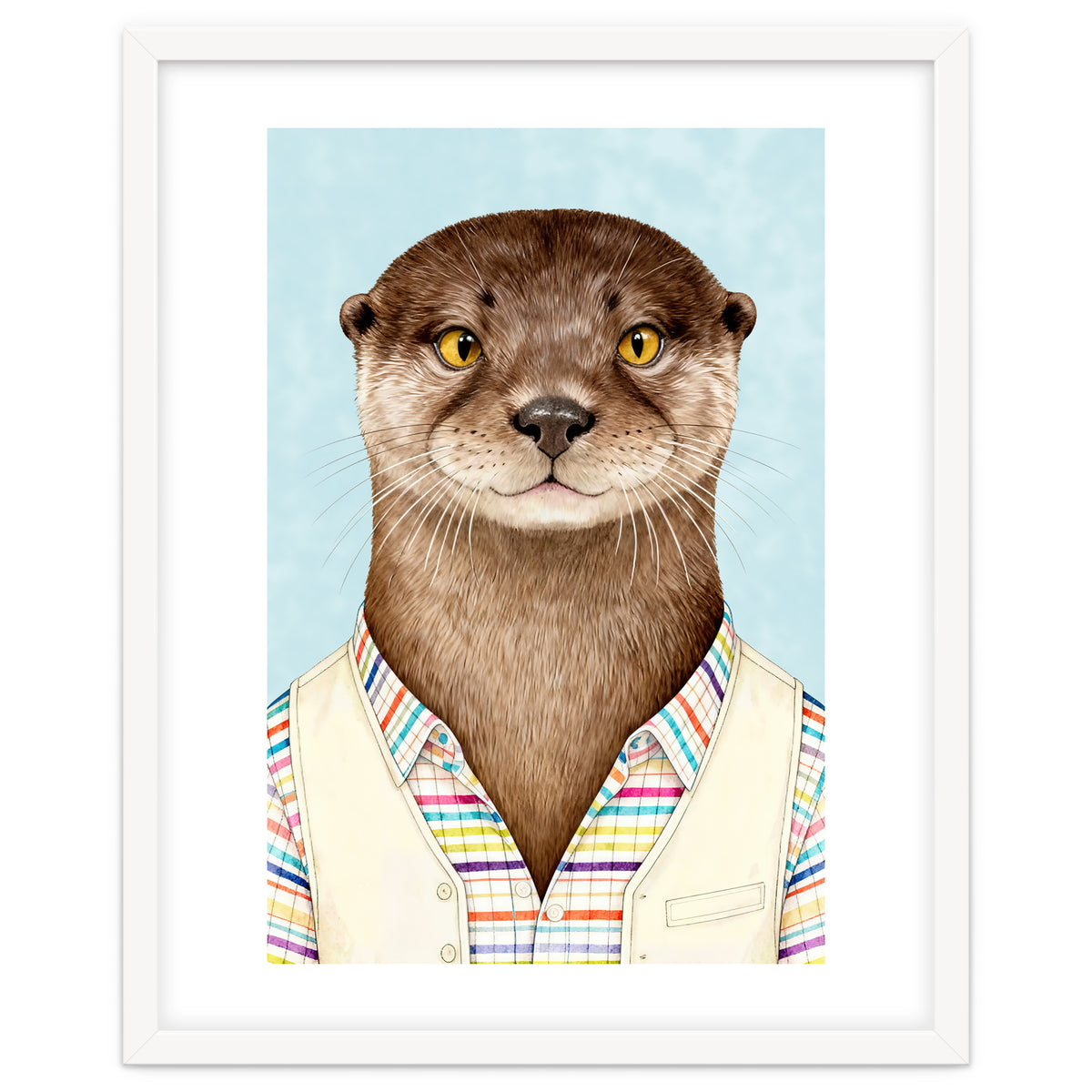 Otter Portrait in Jacket