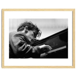 Pianist Glenn Gould with the Berlin  Philharmonic Orchestra under Herbert von Karajan. Berlin,1957. thumbnail