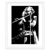 Ian Anderson British Musician Legend in Grayscale thumbnail