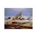 'The Sea of Ice', c. 1823-1824,  Oil on canvas, 96.7 x 126.9 cm. (Print Only) thumbnail