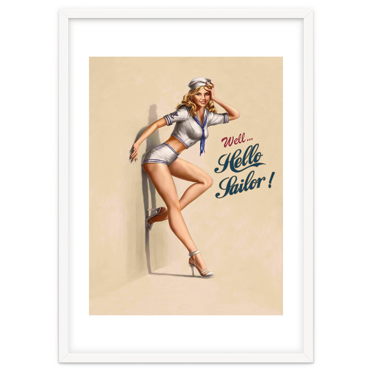Hallo Sailor Pinup Girl