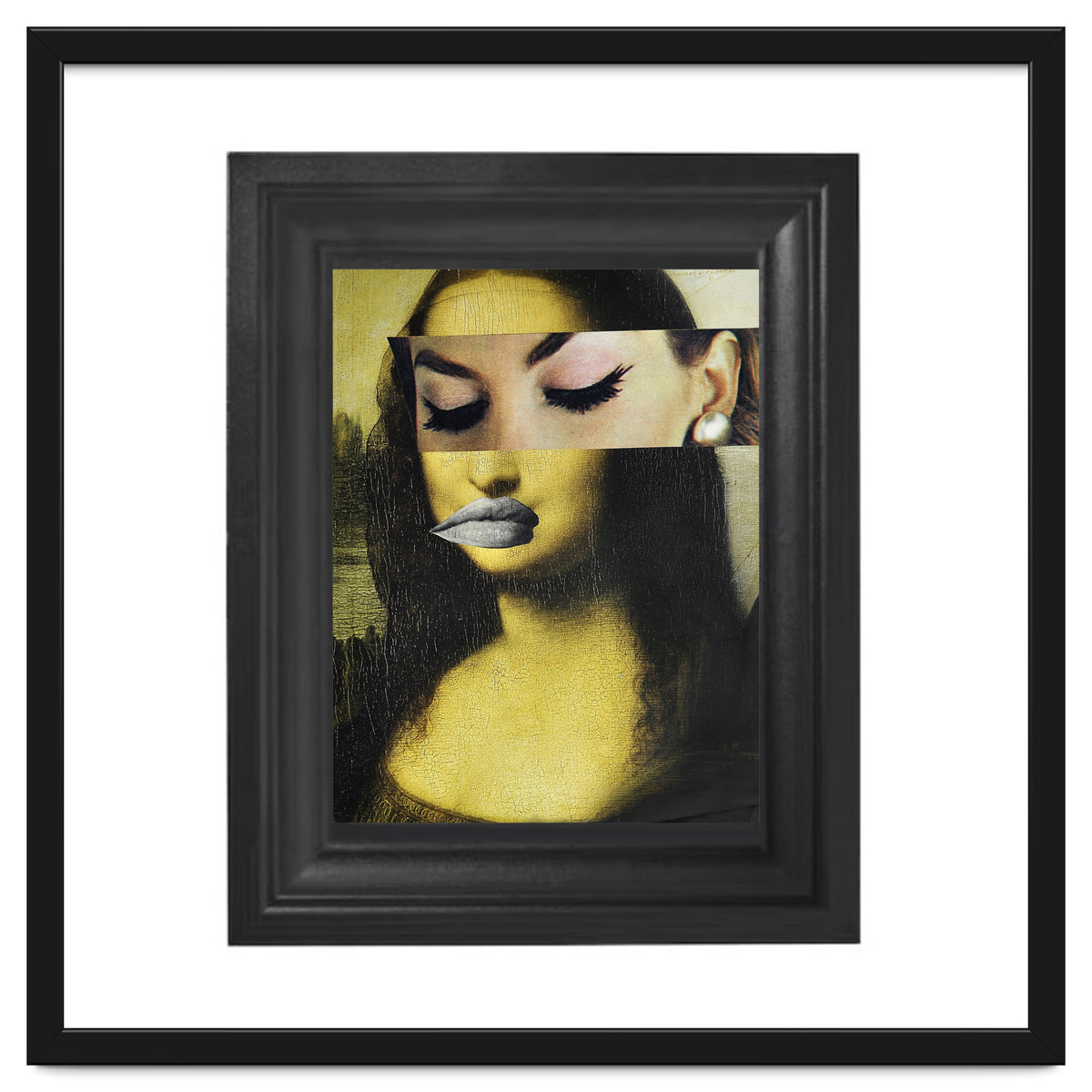 Monnalisa 2.0 - Print of paper Collage