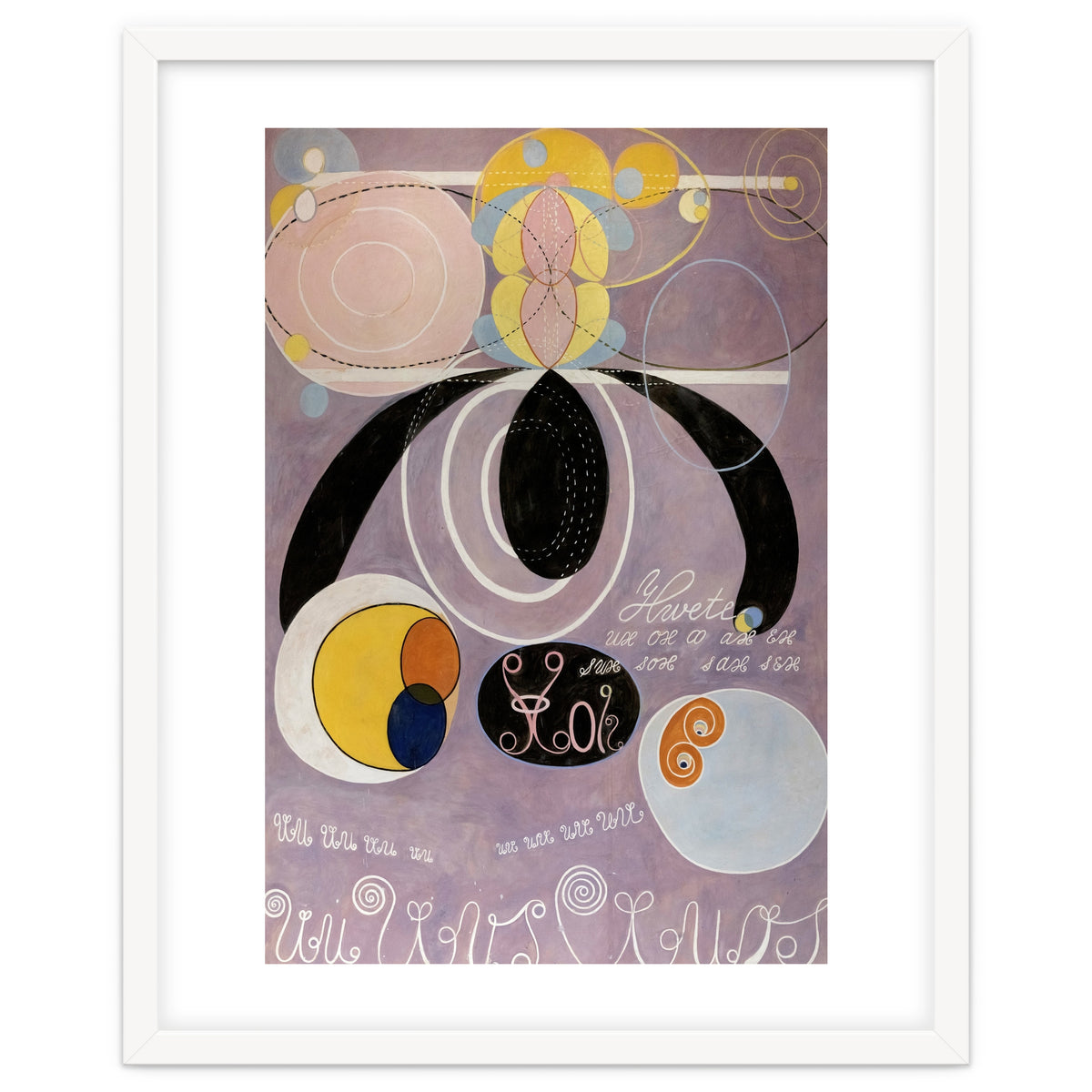 Hilma af Klint The - Ten Largest No 6 Adulthood Abstract Spiritual Art