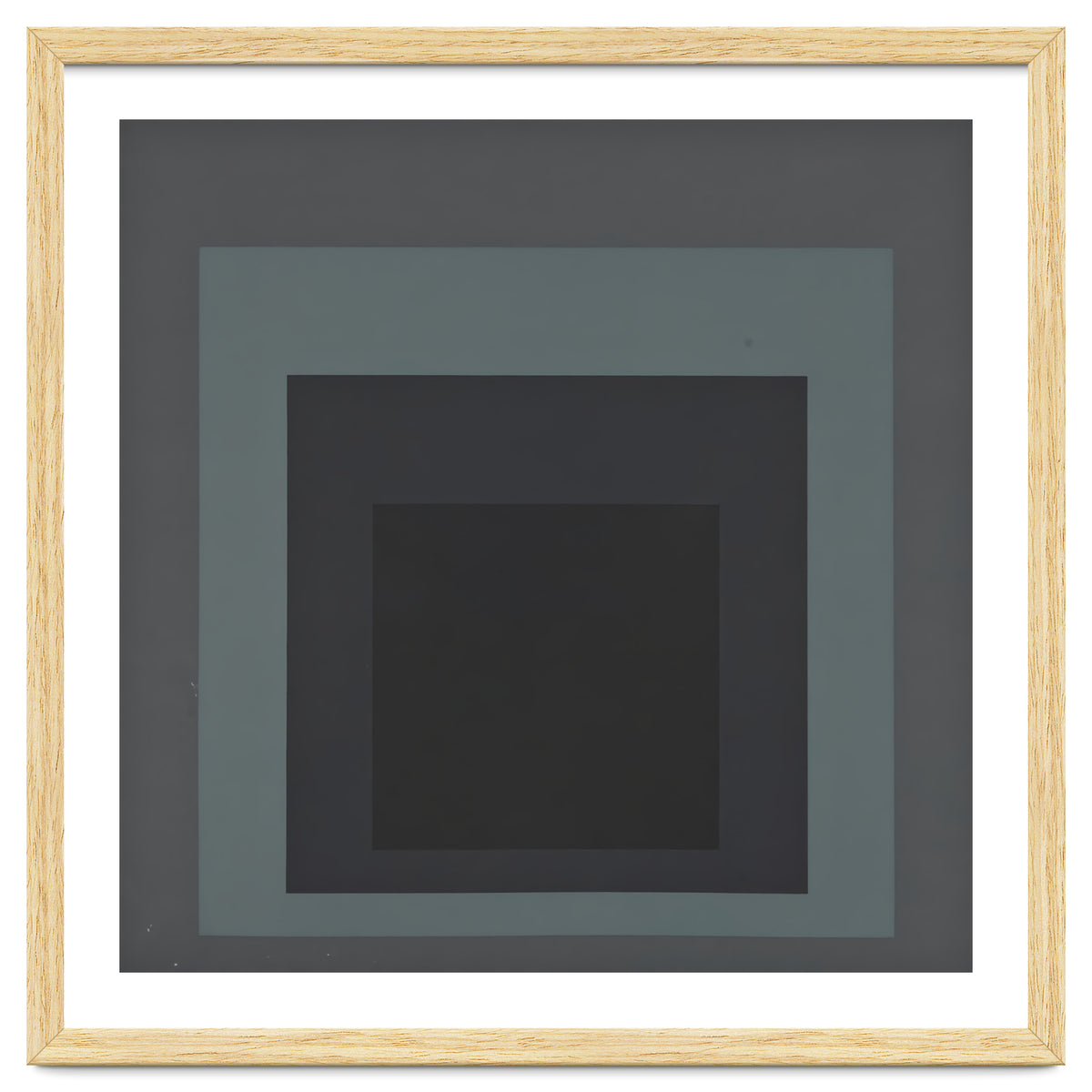 JOSEF ALBERS - HOMAGE TO THE SQUARE BLACK GREY