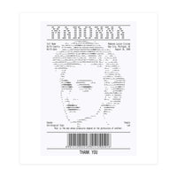 Receipt Art Madonna (Print Only)