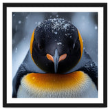 Close Up King Penguin In The Snow thumbnail