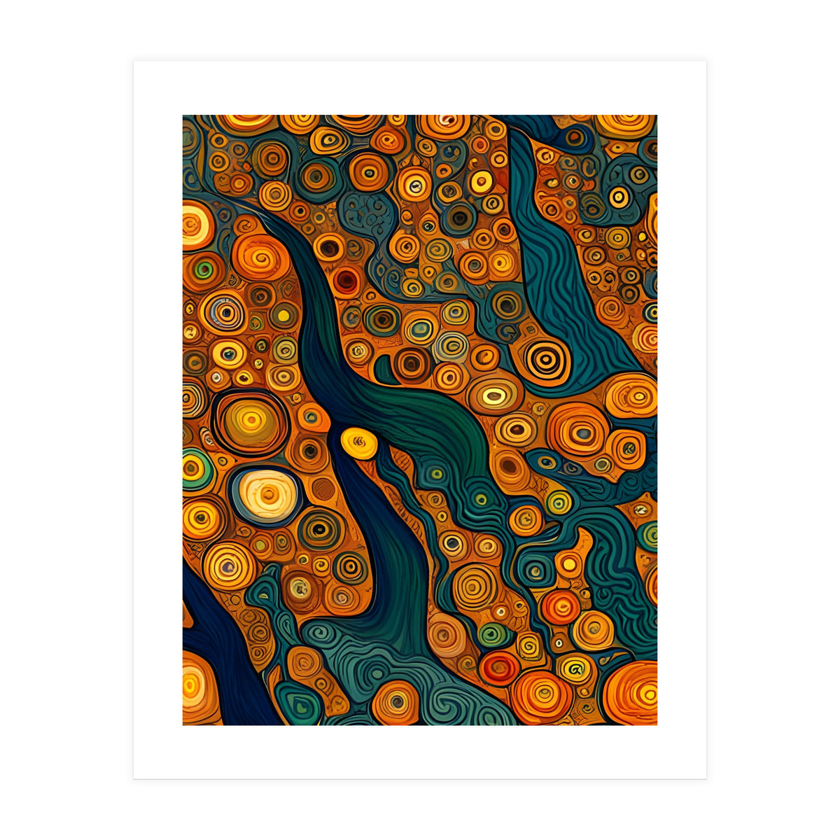 Artificial Masterworks - Klimt van Gogh (Print Only)