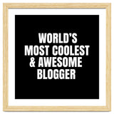 World's most coolest and awesome blogger thumbnail