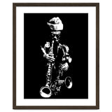 Rahsaan Roland Kirk Jazz Music Legend in Grayscale thumbnail