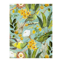 Exotic Birds in Flower Jungle (Print Only)
