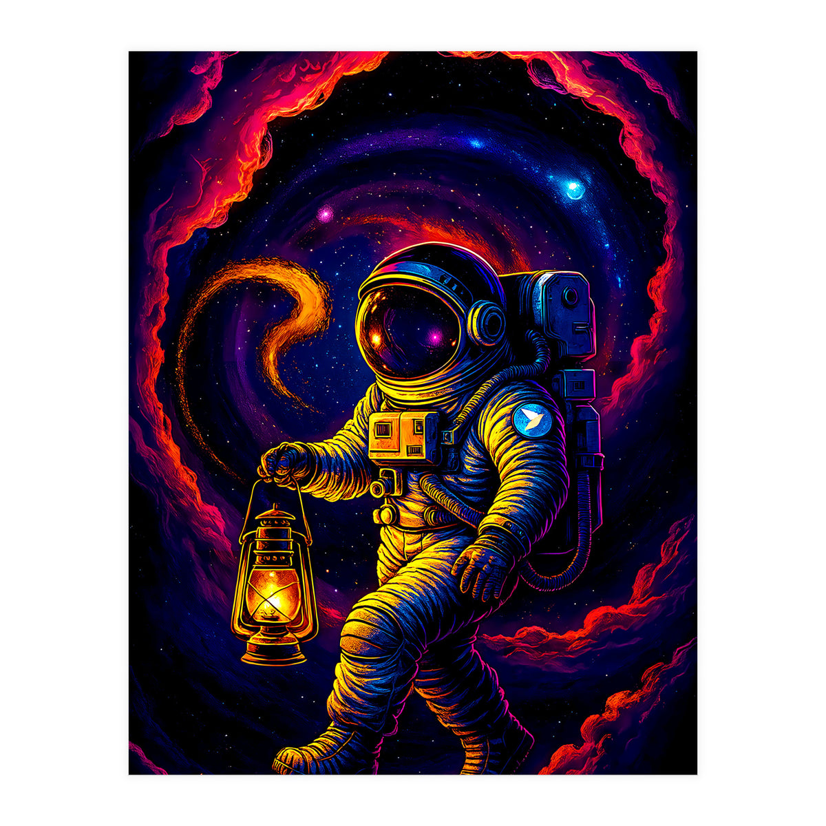 Astronout Space Nebula (Print Only)