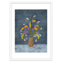 Moody Floral Vase