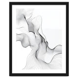 Abstract Black And White Flowing Lines thumbnail