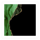 Green & Gold Agate Texture 09  (Print Only) thumbnail