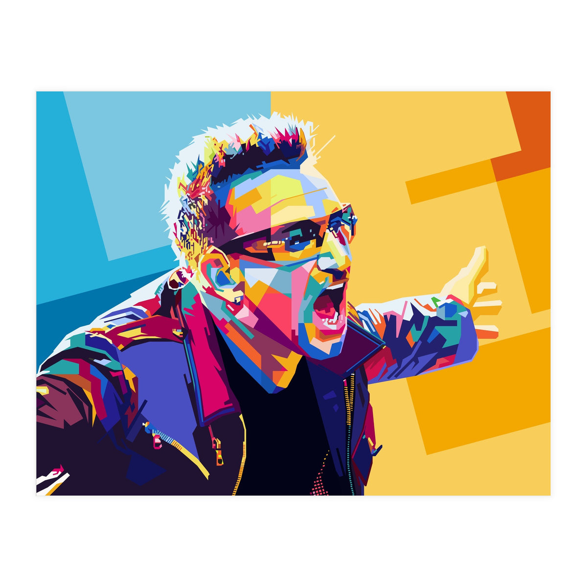 Bono Style WPAP (Print Only)