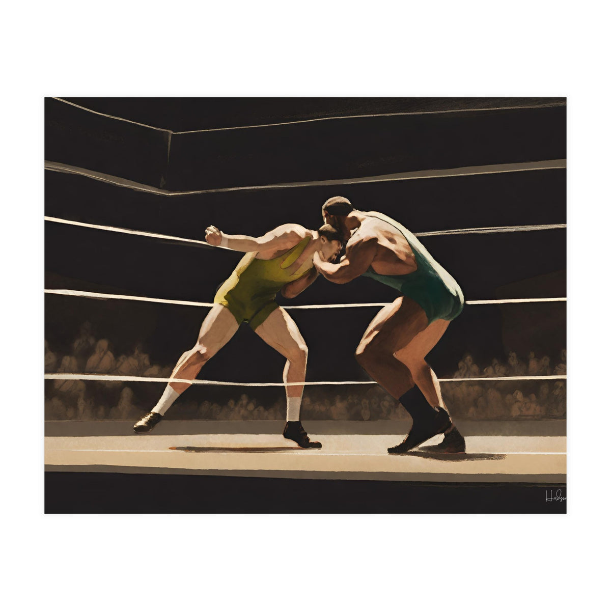 Wrestlers #5 (Print Only)